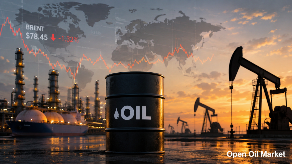 2026年6月13日的全球石油和能源市场:布伦特、WTI、天然气、LNG、炼油厂、石油产品与电力