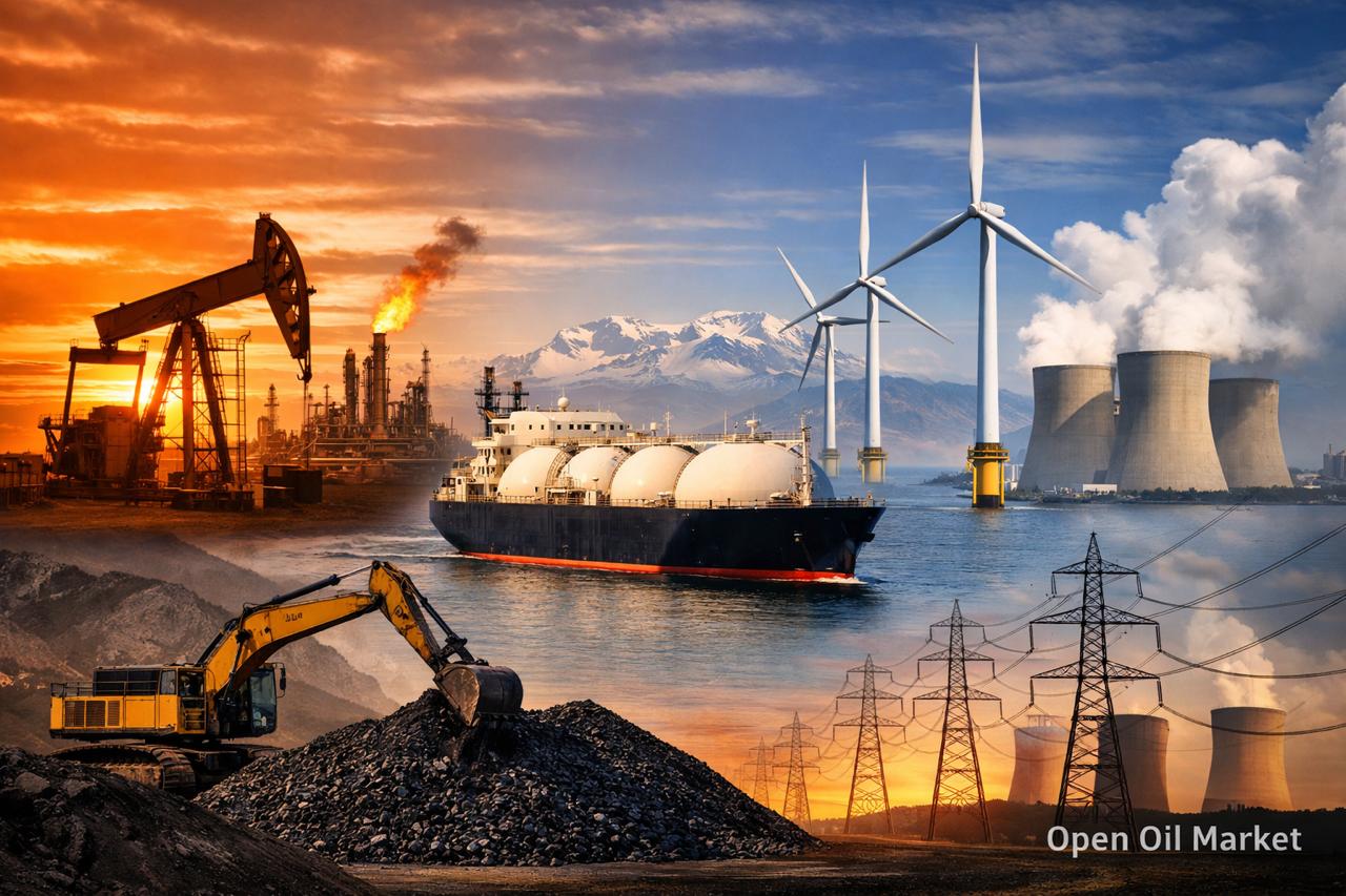 石油天然气与能源新闻 — 2025年12月19日：石油最低价，天然气承压，能源转型与地缘政治