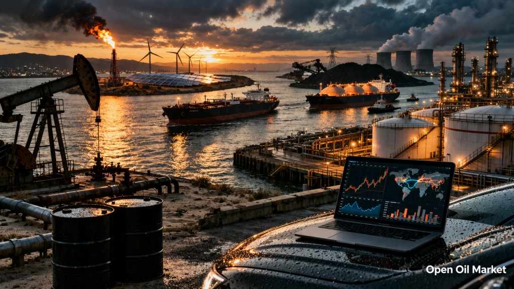 2026年3月27日的石油与能源新闻 - 石油中的地缘政治溢价、LNG市场与能源安全