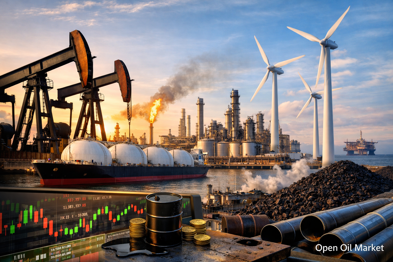 石油天然气与能源新闻 — 2026年2月15日：布伦特原油、天然气与VIE