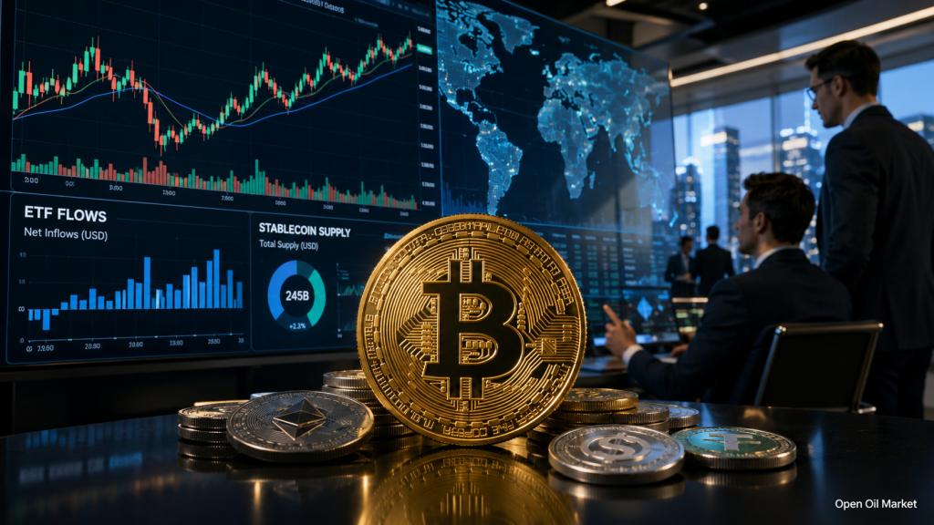 2026年6月14日全球加密货币市场：比特币、以太坊、ETF、稳定币和前10名数字资产