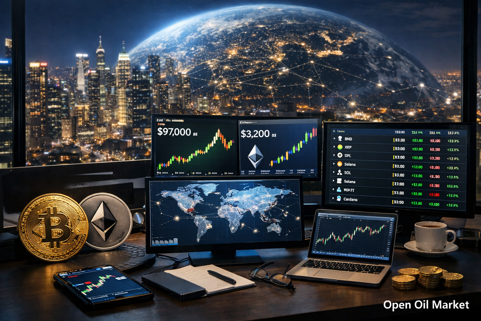 2026年1月7日的加密货币新闻：比特币逼近10万美元，以太坊更新, 山寨币增长，机构趋势及全球十大加密货币