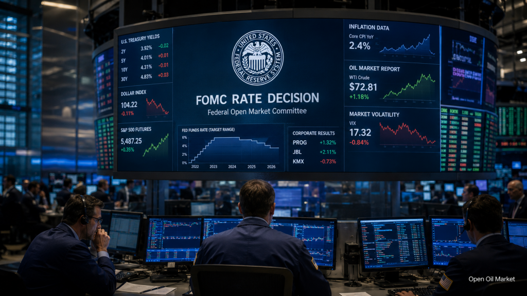 经济事件和企业报告,2026年6月17日:FOMC、英国和欧元区的通货膨胀、IEA报告及Progressive、Jabil和CarMax的报告