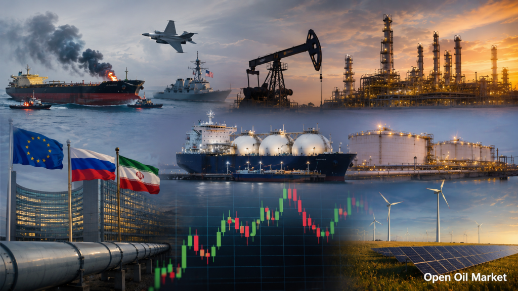 2026年7月24日能源行业概览：布伦特和WTI原油报价，TTF天然气，OPEC+，炼油厂，石油产品，可再生能源和煤炭