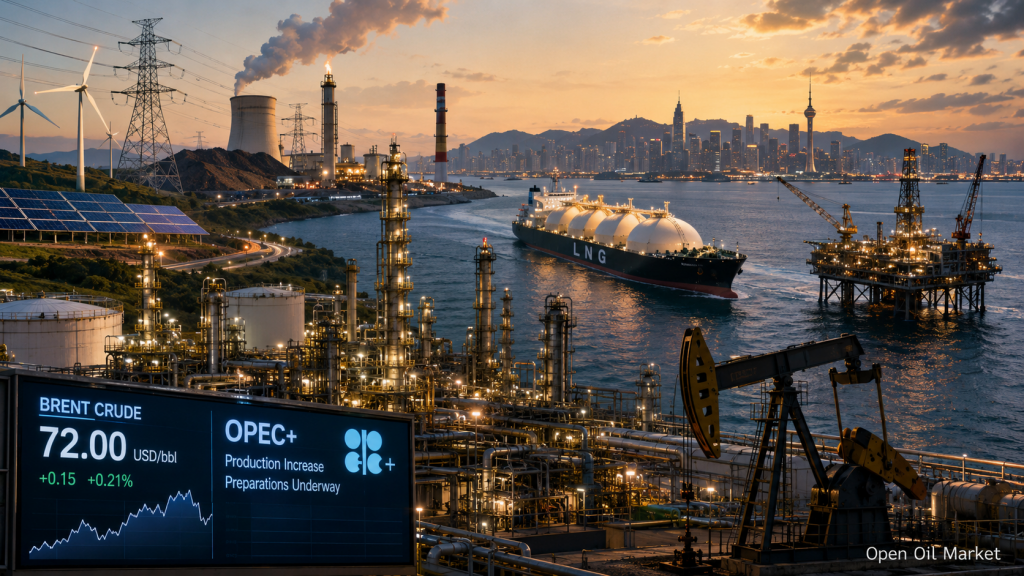 2026年7月4日全球能源市场：布伦特油、LNG、石油精炼厂、石油产品、电力、可再生能源和煤炭