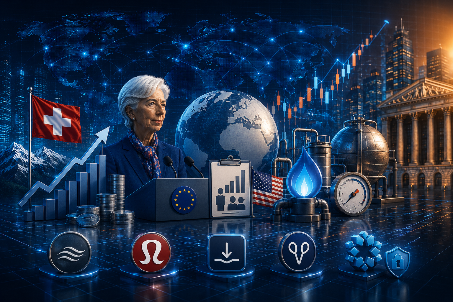 2026年6月4日经济事件与企业财报：瑞士CPI、拉加德讲话、美国失业金申请、EIA天然气库存及Ciena、Lululemon、DocuSign、Samsara、Rubrik财报