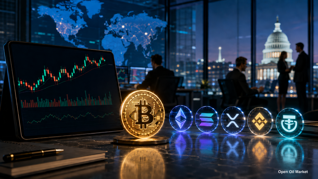 2026年5月10日的加密货币新闻：比特币、以太坊、Solana、XRP、BNB及稳定币在全球金融市场上的表现
