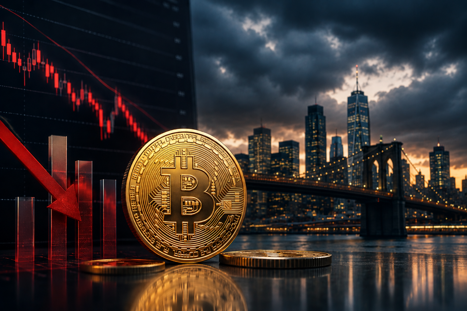加密货币新闻:2026年8月3日——比特币在美联储“鹰派”暂停和ETF创纪录的资金流出后保持63,000美元