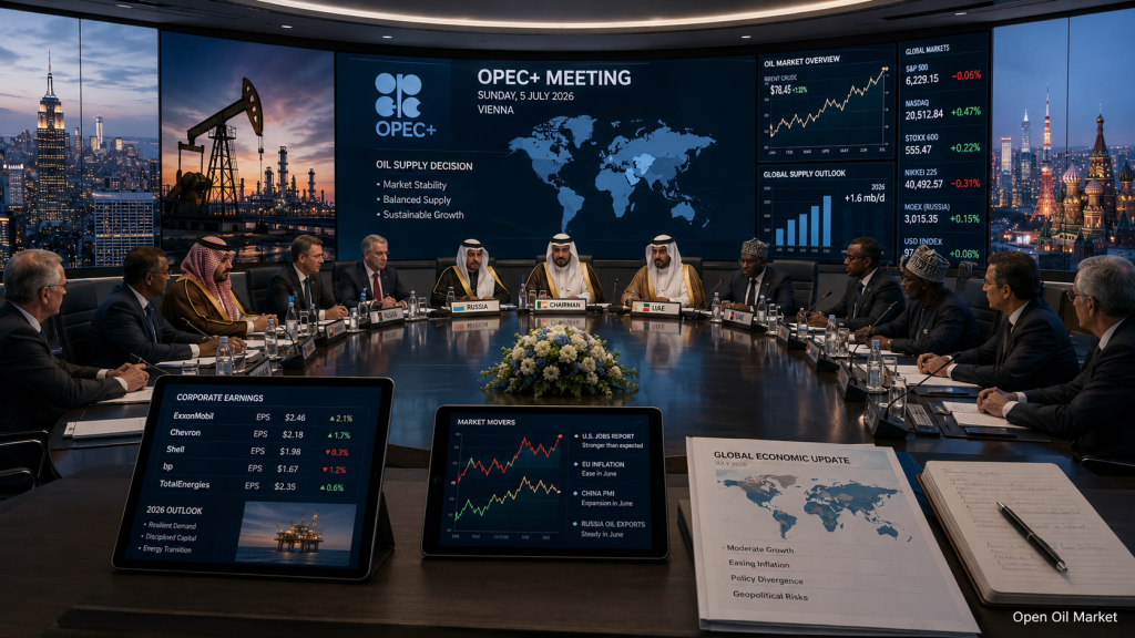 OPEC+会议与全球市场 — 2026年7月5日的经济事件与企业报告