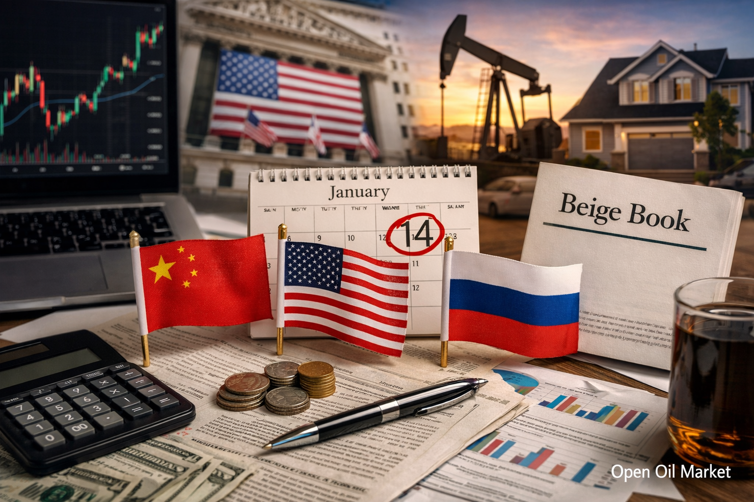 经济事件和企业财报 - 星期三，2026年1月14日：美国PPI，零售销售和银行财报