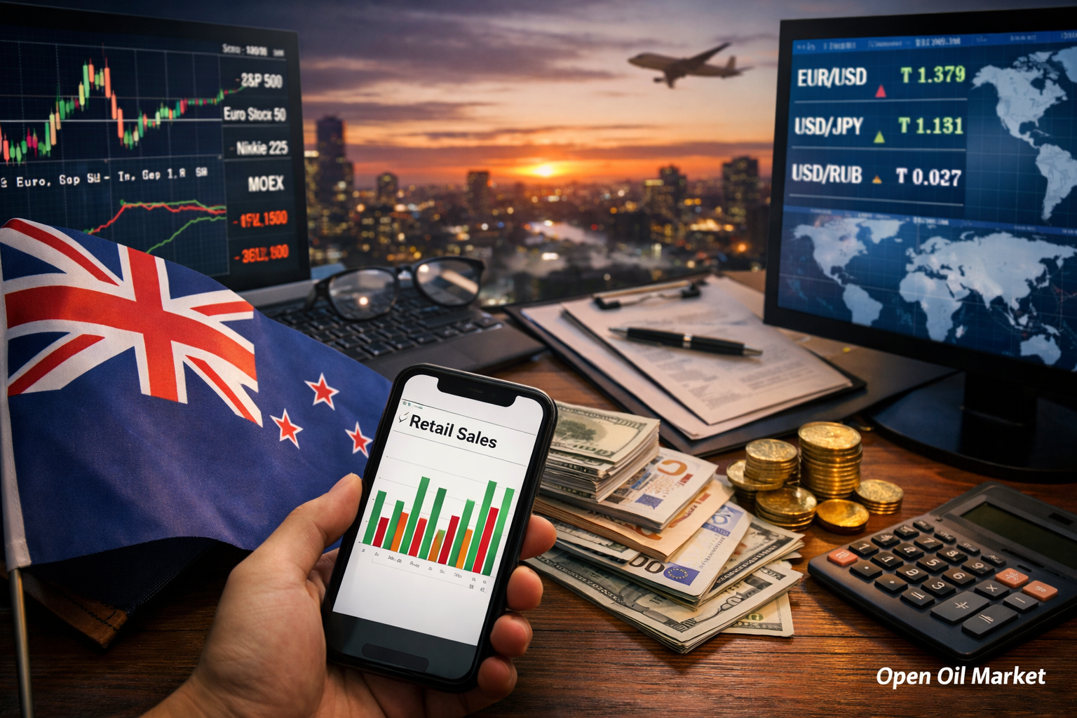 经济事件和公司报告 - 2026年2月22日：新西兰的零售销售与全球市场